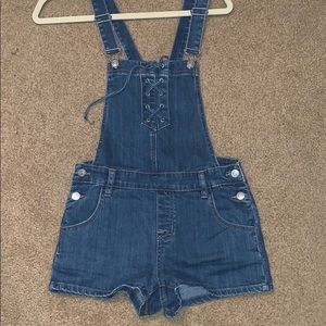 Denim overalls